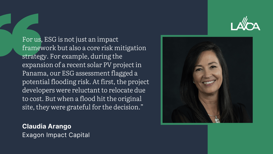 Claudia Arango, Exagon Impact Capital LAVCA Member Profile